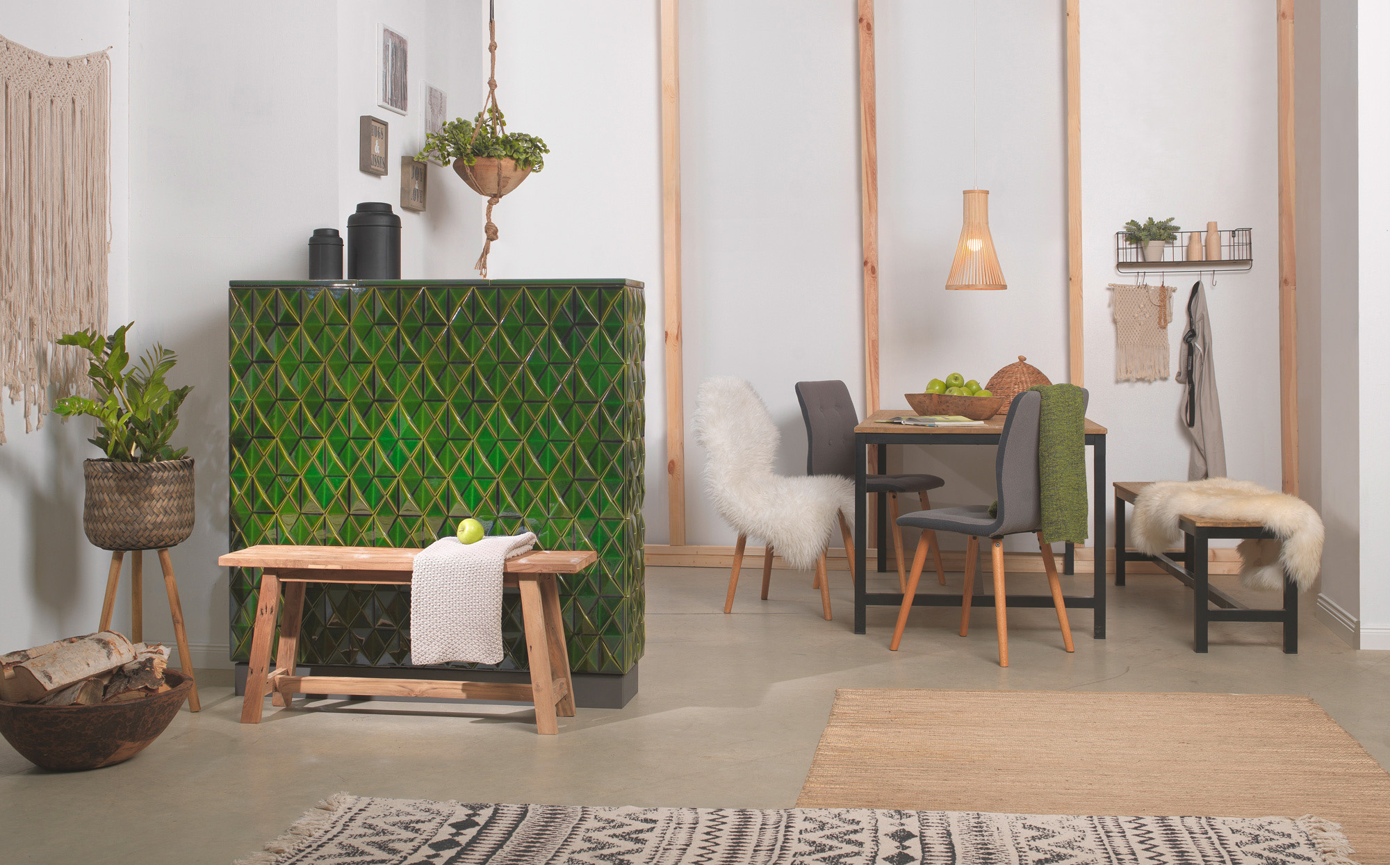 gloei-warmtemuren-groene-warmtemuur-in-woonkamer